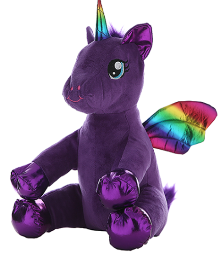 "Luna" the Purple Unicorn