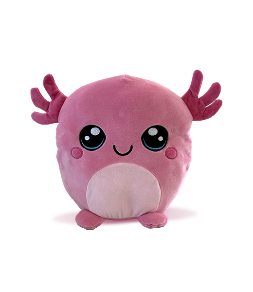 "Axel Rose" the Axolotl Stuffa Squishie