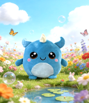 "Fluffzilla" the Monster Stuffa Squishie